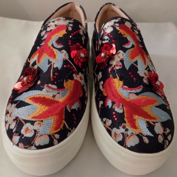 *HP* TOPSHOP Embellished Trainer Platform Sneaker - Picture 4 of 8